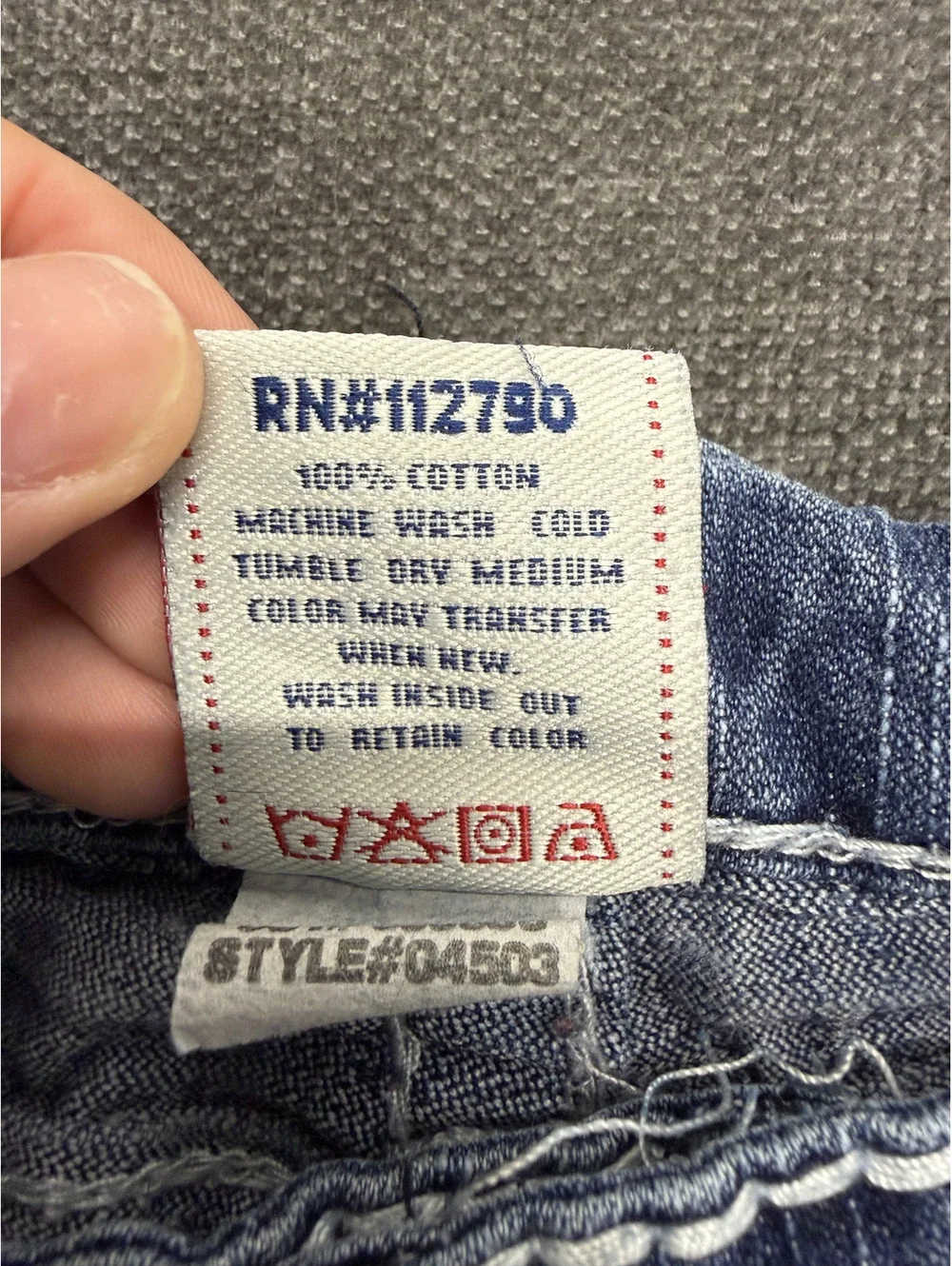 True Religion Brand Jeans Men's Size 30 Made in USA Blue Denim